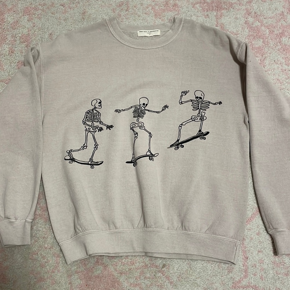 Urban Outfitters Skeleton Crewneck